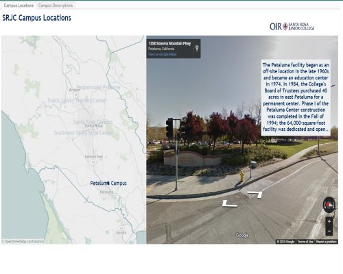 SRJC Campus Locations - link